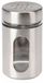Excellent Houseware Peper en Zoutstrooier - glas - zilver - 94 ml