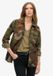 Superdry Military Overshirt Dames Katoen Lange Mouw Klassieke Kraag Camouflage Outline Camo