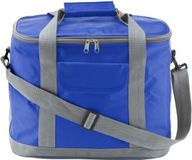 Merkloos Grote koeltas Sitges - blauw - met verstelbare band - 17 liter