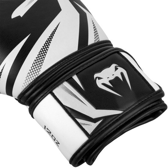 Venum Challenger 3.0 Bokshandschoenen - Black/White-14 oz