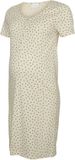 MAMALICIOUS MLMIRA AOP JRS NIGHTGOWN 2F A. E. NOOS Dames Pyjama Korte Mouw Gestipt Biologisch Katoen M