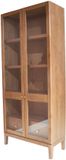 DÉJA Living Vitrinekast Navia - Bruin Eiken - 85x40x200cm