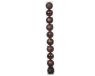 Decoris boules de Noël plastique 6cm espresso 10 pièces