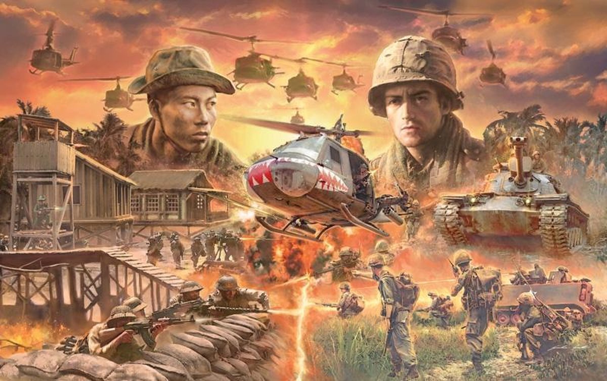 Italeri 6184S - 1:72 Vietnam War, modelbouw, bouwpakket, standmodelbouw, knutselen, hobby, lijmen, plastic kit, detailgetrouw