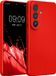 kwmobile TPU telefoonhoesje voor Samsung Galaxy S26 - Metallic Donkerrood