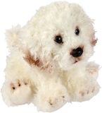 Suki Gifts Shoppartners Bv Pluche knuffeldier hond - Bichon Frise - 13 cm - creme wit