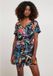 Urban Classics Short Viscose Belt Playsuit Zwart