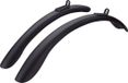 BBB Cycling RainWarriors Spatbordensets - Voorspatbord & Achterspatbord 26 Inch - Geschikt voor E-Bikes - Zwart
