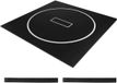 Shanghai Sishun Technology Co., Ltd 3x3m tapis de lutte, tapis de sport de combat durable pour salle de sport à domicile et entraînement, tapis d'exercice enroulable en PVC imperméable avec cercles marqués, convient à la gymnastique, jiu jitsu, MMA, judo, boxe, noir