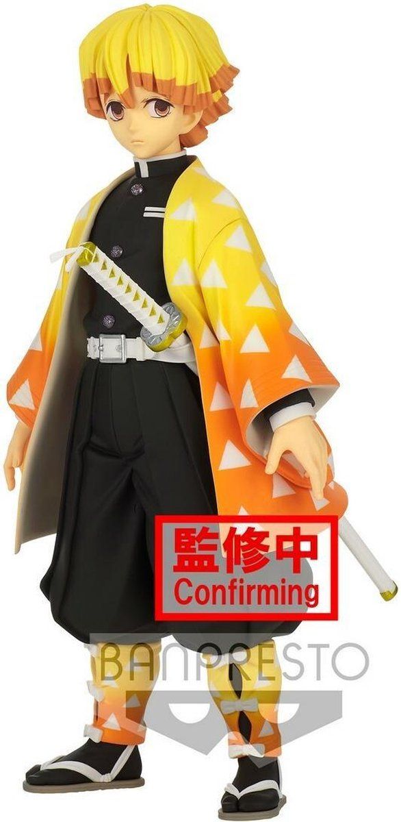 Banpresto Demon Slayer Kimetsu no Yaiba: Grandista - Zenitsu Agatsuma PVC Statue