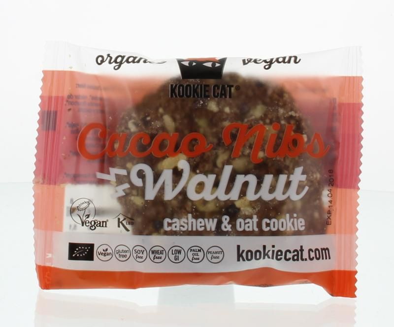 Kookie Cat Koek Cacao Nibs Walnut - 3800232730488