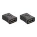 Amazon Basics HDMI-adapter, 2 stuks, 29 x 22 mm, zwart