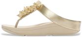 Fitflop Sandalen Fino Kraal-Cluster Teen-Paal Goud