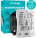FITAGE Medische Bloeddrukmeter Bovenarm - Bloeddrukmeters - Hartslagmeter - Blood Pressure Monitor - Manchet 22-42cm - WIT