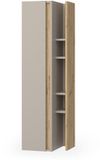 Vicco Edelin Badkamerkast – 35 x 120 cm Met 4 open opbergvakken Kasjmier