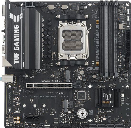 ASUS TUF Gaming A620AM-PLUS - Moederbord - Socket AM5 - Micro-ATX - AMD A620A chipset