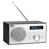 August MB420 DAB/DAB+/FM radio met Bluetooth, netvoeding, dubbele wekker