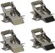 Braytron kit de montage encastré pour panneau LED encastré au plafond avec pinces de fixation plafond support encastré 20x