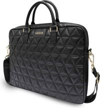 GUESS Quilted Laptop Bag - Geschikt voor Laptops tot 15 inch - Zwart