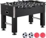 VEVOR Tafelvoetbaltafel, 55 Inch Standaard Tafelvoetbaltafel, Full Size Indoor Tafelvoetbaltafel voor Thuis, Familie en Speelkamer, Voetbal met Tafelvoetbaltafelset, Inclusief 4 Ballen en 4 Bekerhouders