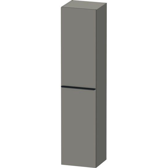 Duravit D-Neo hoge kast 40x36x176cm Linksdraaiend Basalt Mat