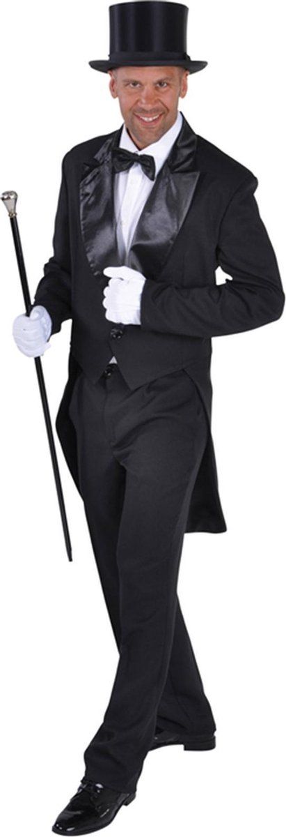 Magic design Slipjas Cabaret Heren Polyester Zwart Maat M