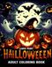 Large Print Halloween Coloring Book For Adults
