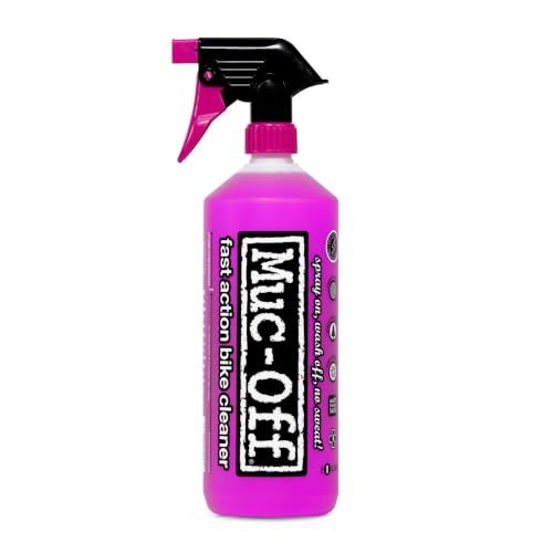 Muc-Off Nano-Tech Bike Cleaner, 1 liter, biologisch afbreekbare fietsreiniging en fietsontvetterspray, Fast-Action Bike Wash voor MTB, weg, grind, eBikes, zwart