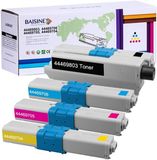 BAISINE 4x Cartouches de toner compatibles avec Oki MC362 Série (BK/C/M/Y)