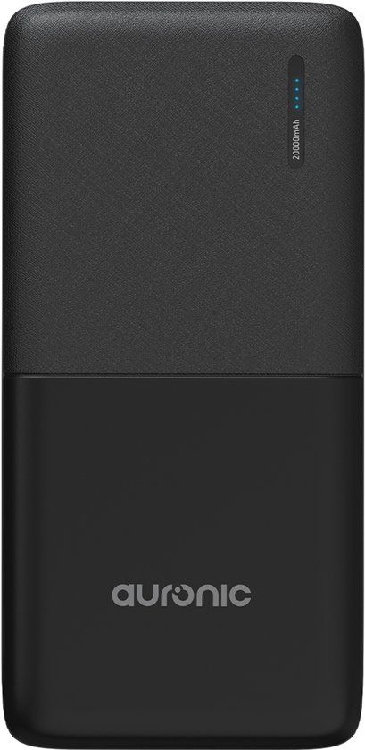 Auronic Powerbank 20.000 mAh - Zwart