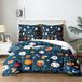 Merkloos Voetbal Kinderbedset 140 x 200 cm