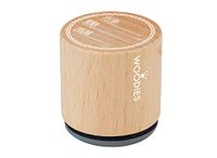 Stempel van hout en rubber, datum, plaats, diameter: 33 x 30 mm.