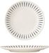 Bonna Dessertbord - Lavis Black - Porselein - 19 cm - set van 6