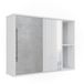 Vicco Leano Badkamerspiegelkast – 80 x 60 cm Wit