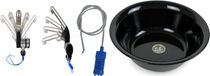 Évier pour camping, caravane ou fourgonnette, y compris lavabo, robinet et pompe, adapté aux modèles T4, T5, T6 et Vito, diamètre 320 mm