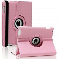 Phonillico® Roze 360 ​​graden draaibare hoes voor Apple iPad AIR 2
