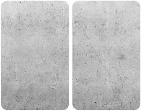 WENKO Universele afdekplaat van beton - set van 2 - 30 x 52 cm