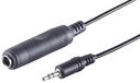 1aTTack.de 1 x 0,2 m – audio-adapterkabel zwart met 3,5 mm jackstekker en 6,3 mm jackstekker, robuust design, gevormde aansluitingen, perfect voor hoofdtelefoon, hifi-apparatuur en studio