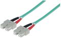 Intellinet 751025 InfiniBand und Glasfaserkabel 1 m SC Aqua-Farbe