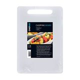 Chef Aid Snijplank Kunststof Wit 35 x 24 cm Antislip Vaatwasserbestendig met Handgreep Keukenplank Ontbijtplank