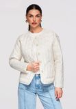 OMBRE Jas - Katoen - Lange Mouw - Knopen Ecru S