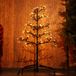 Lumineo Metalen kerstboom met verlichting - 78 cm (140 LEDs, Binnen/Buiten) - Zwart