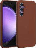 Accezz Liquid Silicone Backcover met MagSafe voor de Samsung Galaxy S23 FE - New Tea Brown