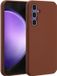 Accezz Liquid Silicone Backcover met MagSafe voor de Samsung Galaxy S23 FE - New Tea Brown