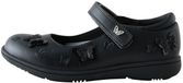 Next - Meisjes - Mary Jane-kinderschoenen met vlinder voor school - Zwart