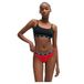 HUGO String Rayé Pyp femme Culotte G-string