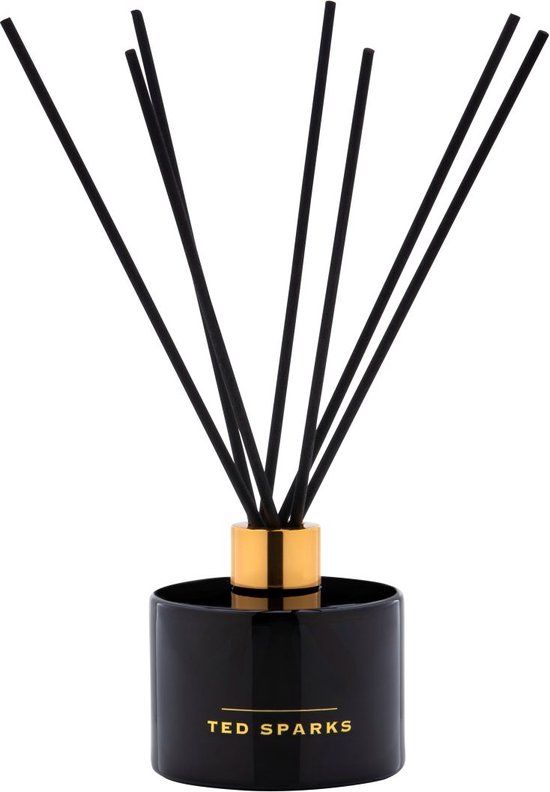 Ted Sparks Bamboo & Peony Diffuser - 200ml - Black & Gold