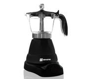BEHOME Elektrisch koffiezetapparaat voor 3 kopjes, elektrisch koffiezetapparaat met verloopstuk 1 kopje, automatische uitschakeling en warme koffie gedurende 30 minuten, 360 graden draaibare basis