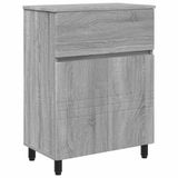 vidaXL Badkamer vaniteitsunit Grijs Sonoma 60 x 35 x 80 cm