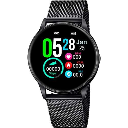 LOTUS Smartime Display Smartwatch 50002/1 - Heren - Roestvrij staal